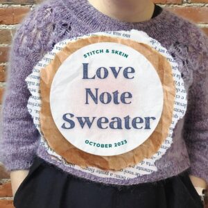 Love Note Sweater Class